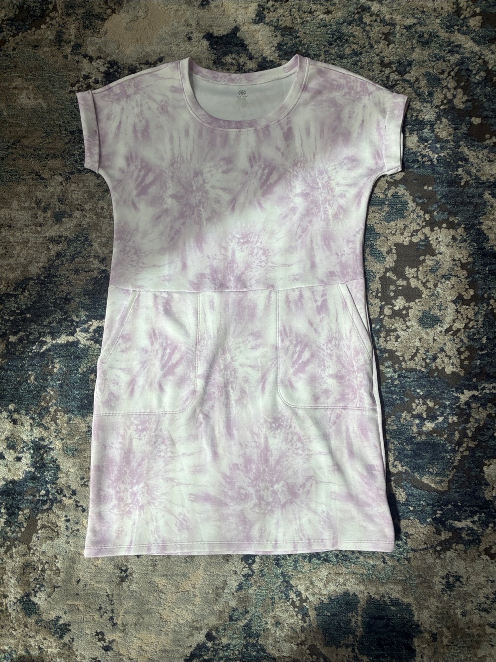 Women’s Lavender Tie-Dye Pocket Dress
